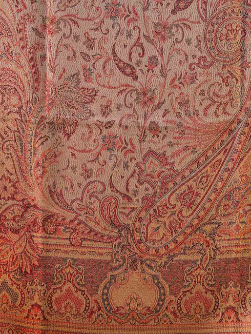 Women's Jamawar Wool Shawl